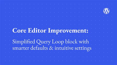 Query – Make WordPress Core.